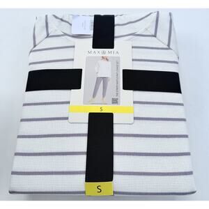 Max & Mia Women’s Waffle Knit Lounge Set Dusty Plum Size S NWT